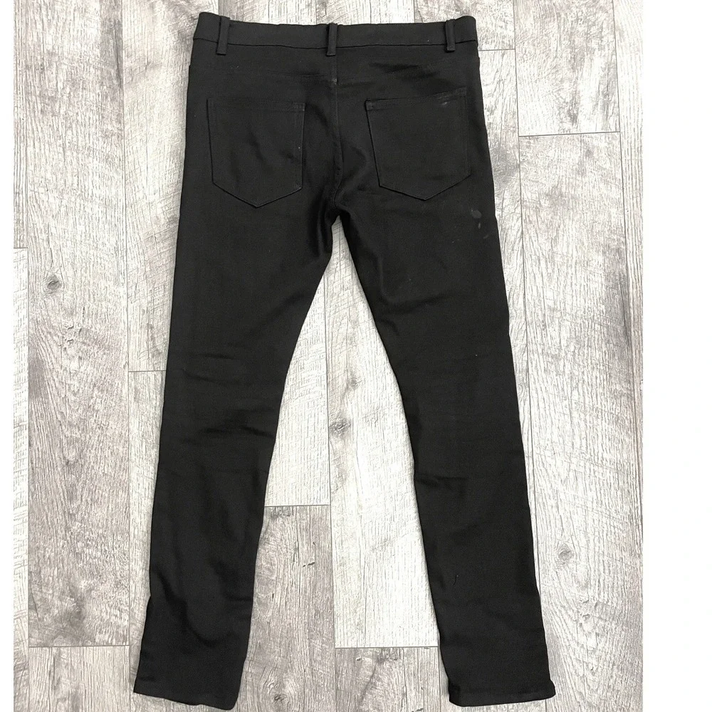 Trestles Supply Co Black Distressed Skinny‎ Jeans Kids 32 Rip and Repair Edgy